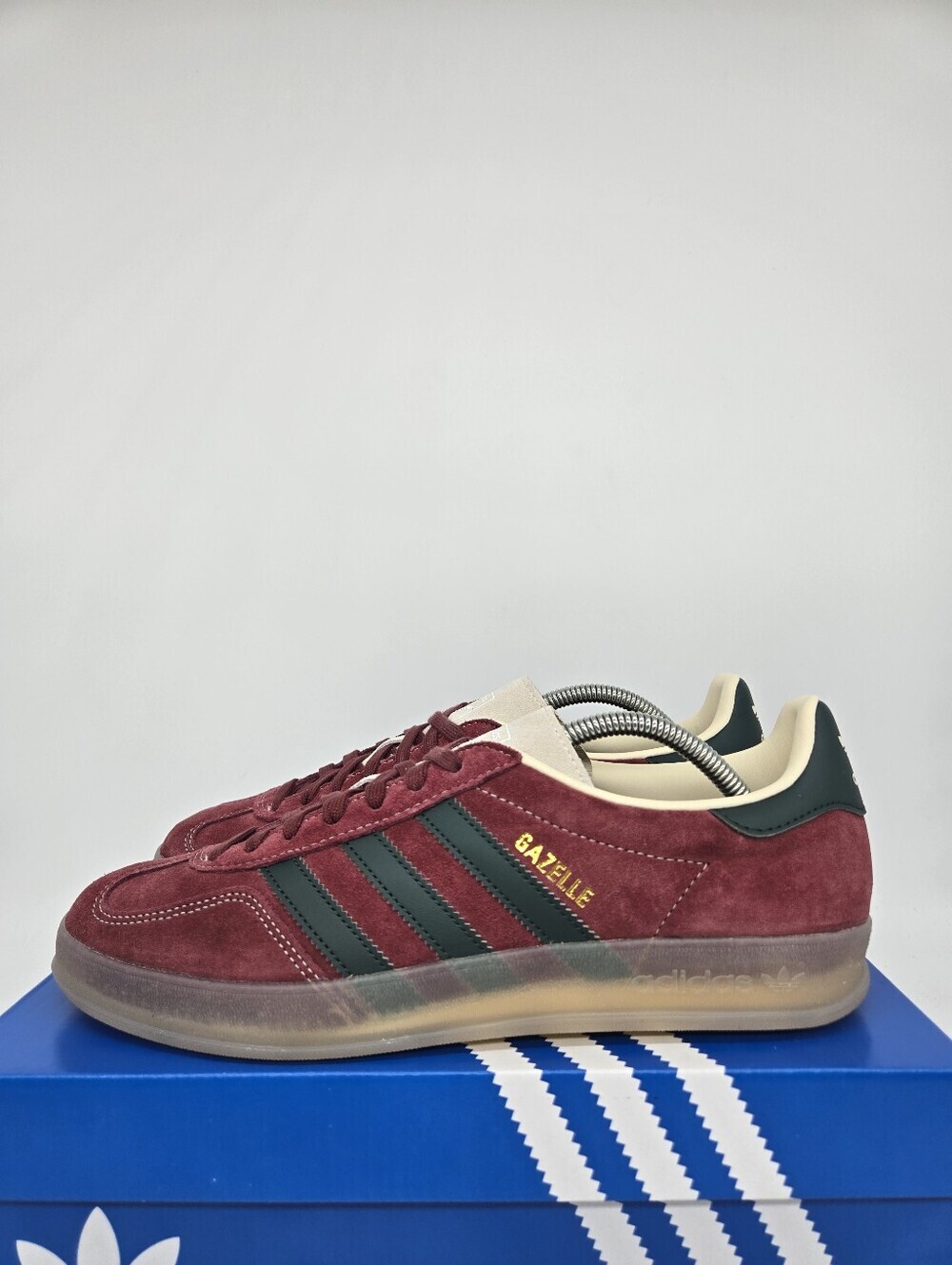 Adidas Men's Gazelle Indoor JH5403 Shadow Red Green Shoes Size 9.5